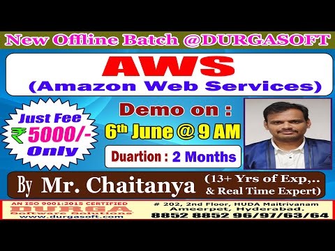 AWS (Amazon Web Services) Offline Training @ DURGASOFT