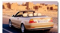 Provkörning av BMW 323 Cabriolet