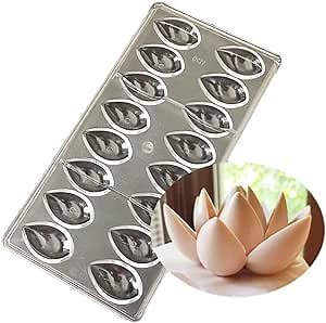 Polycarbonate Chocolate Mold DIY Candy Mould Clear Hard Plastic Bakeware Pastry Tools Drip (19388)