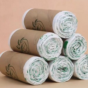 [Hot Item] Sustainable 100% Biodegradable Cornstarch Disposable Compostable Garbage Bags Wholesale