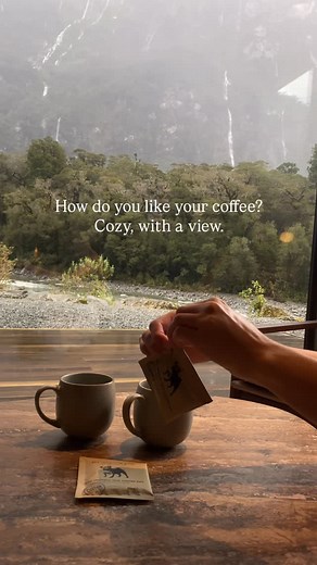 It’s that simple 🌿✨☕️ #coffeelover #aesthetic #fall #waterfalls #explore #travel #nature #greenscape #cozyvibes #cosyvibes | The Laughing Pug Coffee Co.