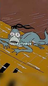 The Bus Creature 😳 #thesimpsons #simpsons