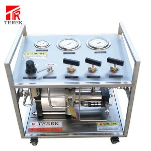[Hot Item] Air Driven Natural Gas Booster Pumps Test Bench Ultra Pure Gas Compression Air Pressure Booster Pump