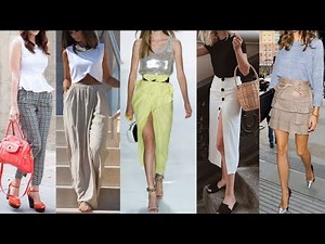 MODA MUJER 2021 COMBINACIONES LOOKS Y OUTFITS CON ROPA DE MODA 2021 TENDENCIAS DE MODA 21