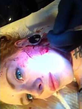 Maegan Machine Facial scar