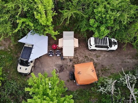 Jeep Renegade Camping in Ouachita National Forest