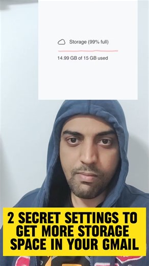 Gmail Hack Alert! Want to free up storage space in your Gmail account? Follow these 2 secret settings! Categorize & Delete Unwanted Emails Open Gmail on your computer Click on Settings > See all Settings Click on Inbox Tab Select categories: Promotions, Social, Updates, Forums Scroll down and click Save Changes Search category:promotions and delete unwanted emails Repeat for category:social, category:updates, category:forums Filter & Delete Large Attachments Click on filter icon in search bar Ty