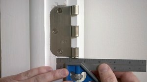 How to Transfer Hinge Locations to a Replacement Door - Fine Homebuilding