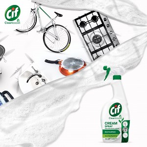 618K views · 48 reactions | Eficiența cremei Cif, acum în format spray, cu consistență de spumă. Puternic, ușor de folosit, pentru suprafețe multiple. #RegândeșteCurățenia #newfoam #spuma #multisurface #universalcleaning #powerandshine #cleanboost #betterchoices #newpack #newformula #noharshsmells #nodirt #noresidues #naturalingredients #biodegradable #safeforyourfamily #safefortheplanet | Cif | Facebook