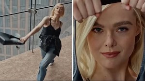 Elle Fanning is whisked away in Coach advert directed by Camille Summers-Valli