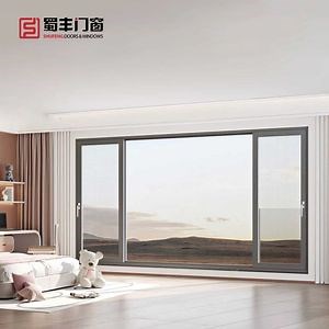 [Hot Item] 6. OEM Customized Balcony Kitchen Bedroom Security Aluminum Aluminium Frame Large Double Triple Glazed Tempered Sliding Glass Window Price with Built-in Blinds