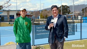 He counts Nick Kyrgios as a mentor and already travels the world playing the sport he loves. Meet 15-year-old Charlie Camus, hailed as Canberra's next big thing in tennis. | Region Canberra