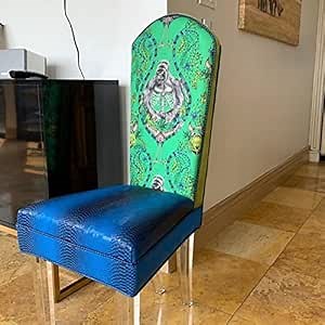 Acrylic Lucite Crystal Furniture Legs 17" inch H for Chair 4PC (17" Straight & Curve)