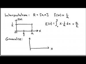Expected value continuous random variable