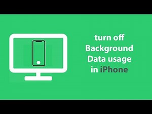iPhone Tips | How to turn Off Background Data Usage on iPhone.