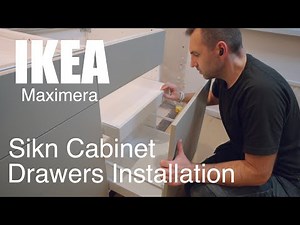 Ikea Maximera Sink Cabinet Drawers Installation