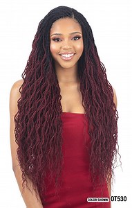 3X WAVY FEATHERED TWIST 24" — MODELMODEL