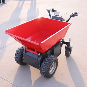 [Hot Item] Wheel Barrow Power Barrow Hydraulic Dumper Electric Mini Dumper Mini Wheel Loader Mini Track Dumper Mini Dumper 500kg