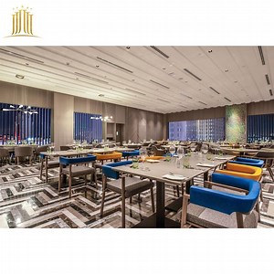 [Hot Item] Modern Stainless Steel Seater Hotel Dining Room Table Chair Set Restaurant Furniture