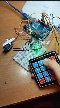4x4 keyboard programming #arduino #keyboard #programming #foryou #protoboard #programmer #led