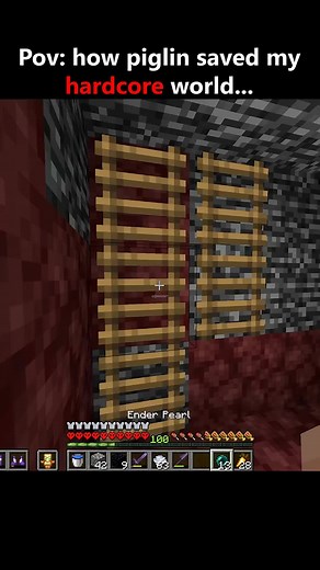 How a Piglin Saved My Hardcore Minecraft World