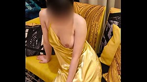 Gold camisole one piece