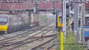 PACER POWER! Locomotive Services Group #Class142 142003 makes a claggy return to the mainline on its first official revenue earning outing, #InterCity's St Tudno Wanderer. ℹ️ 5Z77 Crewe Holding Sidings to Wilmslow 🎦 #Crewe Crewe Heritage Centre 📅 27/09/23 Locomotive Services Group Appreciation | Railcam