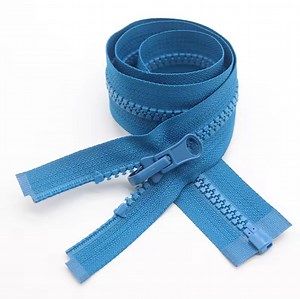 [Hot Item] High Quality 5# Resin Zipper Open End Tractor Zipper Reversible Slider Plastic Zipper for Garment