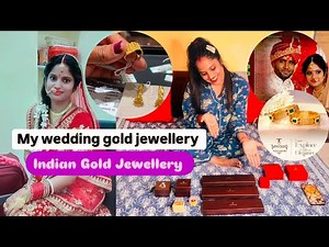 My wedding gold jewellery collection |Indian Gold jewellery collection ￼| Tanishq gold jewellery |