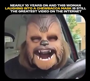 Remember the hilarious Chewbacca Lady? Still funny after all these years. 😅 #starwars | VITASCOPE