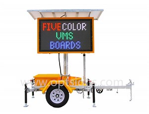 [Hot Item] Traffic Safety Board LED Mobile Solar Variable Vms Signage