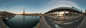 Pont de Bir-Hakeim - Bir-Hakeim Bridge - Banks of Seine River - Paris - France 360 Panorama | 360Cities