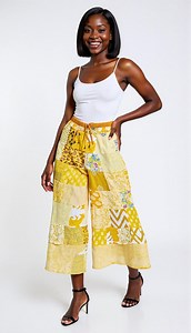 Handmade Hippie Patchwork Pants: Boho Wide Leg Trousers - Etsy