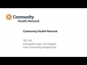 Indianapolis Mayor visits Community Hospital East