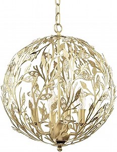 Firefly Home & Kids Lighting Gold Luna Globe Chandelier