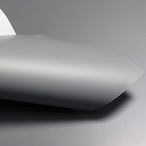 [Hot Item] 320GSM Eco-Solvent/UV Printing Grey Back PVC Film for Stand