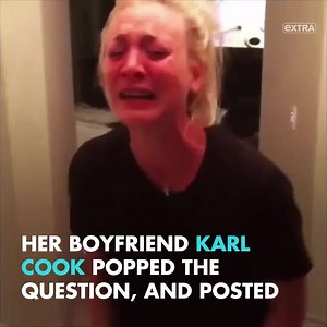 The Big Bang Theory star Kaley Cuoco is engaged, and the proposal video is SO sweet! | Extra