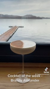 Our cocktail of the week for this week is a Brandy Alexander! 💕💙A little treat for valentines week! Made with courvosier vsop, Kahlua coffee liqueur, frangelico, milk, cream and a dusting of chocolate ❤️ this smells unreal #lodgeonlochlomond #lochlomond #cocktailoftheweek | Lodge on Loch Lomond