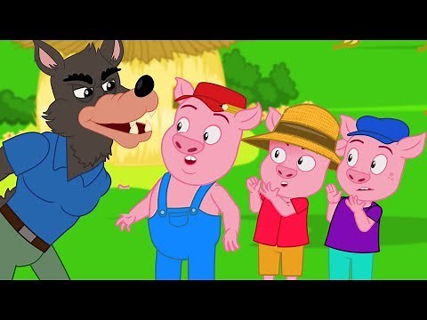 Les Trois Petits Cochons | dessin animé en français | Conte pour enfants avec les P'tits z'Amis