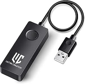 Mouse Jiggler Undetectable Upgraded with ON/Off Button- USB Port for laptops and Computers- Driver Free Automatic Mouse Mover- Undetectable Mouse Movement- Black