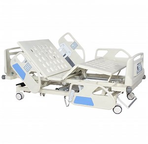 [Hot Item] Discounted Hb-E5-G01 ICU Room 5 Function Fully Electric Hospital Patient Bed Luxurious Home Care Nursing Bed