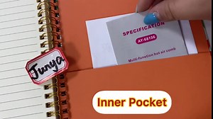 Junya Pink Spiral Notebook Lined Journal with 2 Pockets and 160 Wide Ruled Pages 8.25" x 6.25" Hard Cover Floral Notebook for Office, Home, School, Travel, Mother Day Gift