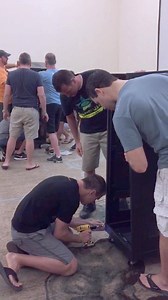 TruAudio Media Rack Race! How many guys does it take to assemble a TruAudio media rack? #TruEscape #truaudio | Smart Home Brothers