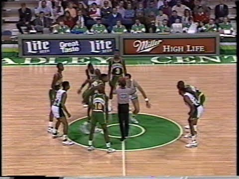 Sonics vs. Bucks 5OT Game - Makes, Important Plays (1989)