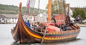 Viking longship Draken Harald Hårfagre retraced the Vikings’ perilous journey across the North Atlantic | Mystic Seaport Museum