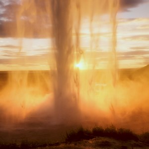 9.7K views · 1.1K reactions | Sunsets hit differently from behind the Seljalandsfoss waterfall  | Guide to Iceland | Facebook