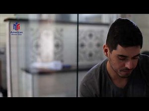 Frameless shower glass installation