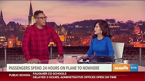 Say WHAT?! 🥴 Reason 15,431 the COLD stinks. Stranded ON A PLANE OVERNIGHT on the tarmac!!! WUSA 9 | Annie Yu