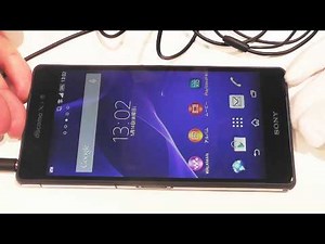 ドコモ「Xperia Z2 SO-03F」の実機をチェック