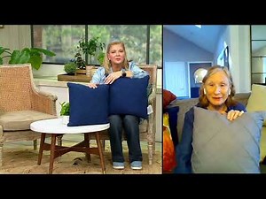 Set of 2 Water Resistant 18"x18" Outdoor Pillows on QVC